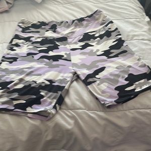 Purple Camo Shorts